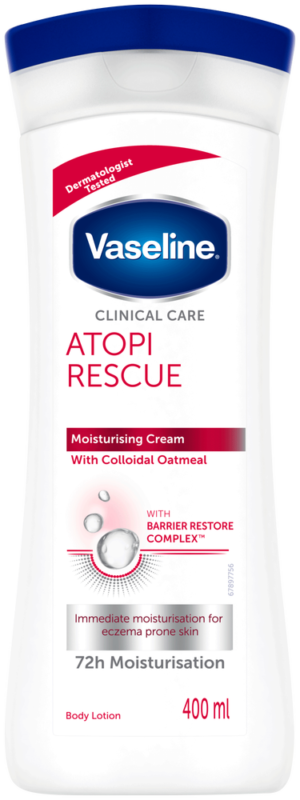 Vaseline Clinical Care Eczema Rescue Fragrance Free Body Lotion 400ml