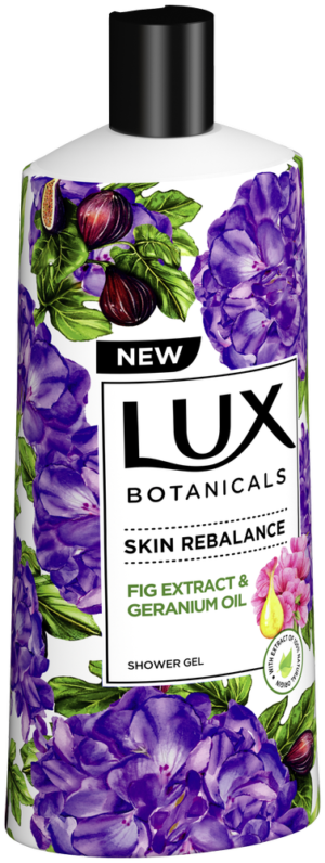 LUX Botanicals Fig Extract and Geranium Oil Moisturizing Body Wash 750ml