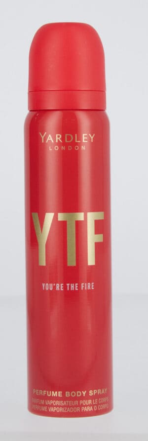 Yardley You're The Fire Perfume Body Spray 90ml