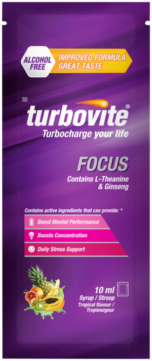 Turbovite Focus Tropical Flavour Syrup 10ml