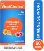 Viralchoice Echinacea, Garlic, Vitamin C + Zinc Tablets 60pk