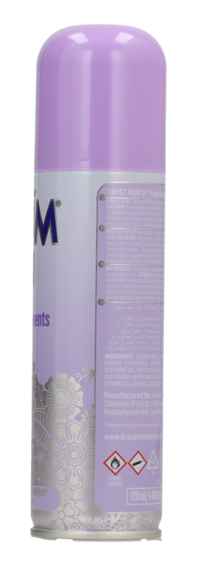 MUM 21 Velvet Moments Perfumed Deodorant Body Spray 120ml