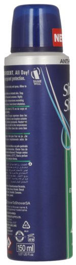 Shower To Shower Men Extreme Dry Anti-Perspirant Spray 150ml