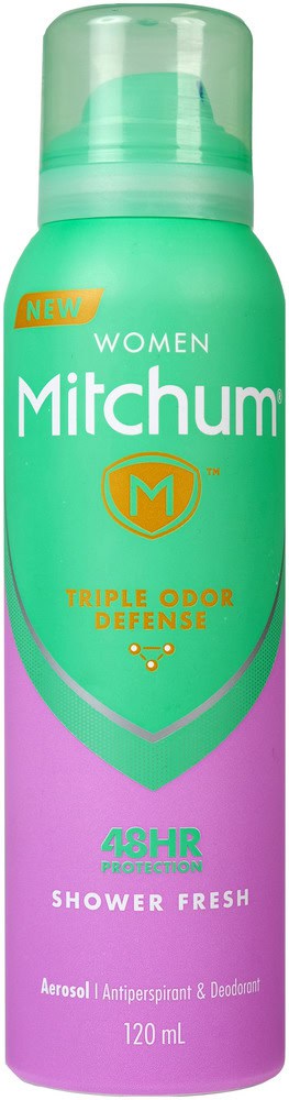 Mitchum Women Shower Fresh Antiperspirant & Deodorant Aerosol 120ml