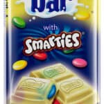 Nestlé Milkybar Smarties White Chocolate Slab 80g