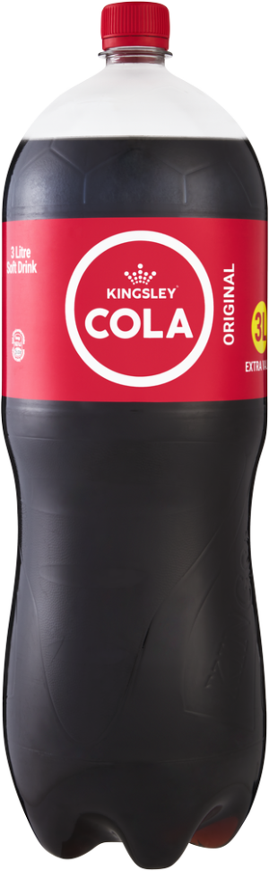 Kingsley Cola Original Soft Drink 3L