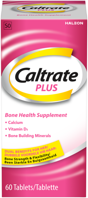 Caltrate Plus Bone Health Supplement Tablets 60pk