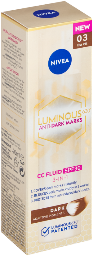 Nivea Luminous630 Dark SPF 30 3-in-1 Anti Dark Marks CC Fluid 40ml