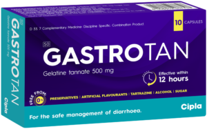 Gastrotan Diarrhoea Management Capsules 10pk