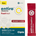 Entiro Red Berry Flavour FastMelt Probiotic Powder 10pk