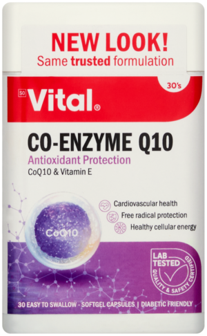 Vital Co-Enzyme Q10 Softgel Capsules 30pk