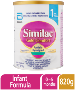 Similac Gold Comfort 1 Starter Infant Formula 820g