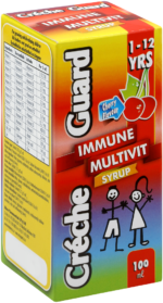 Créche Guard Cherry Flavour Immune Multivit Syrup 100ml
