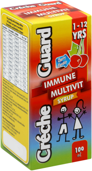 Créche Guard Cherry Flavour Immune Multivit Syrup 100ml