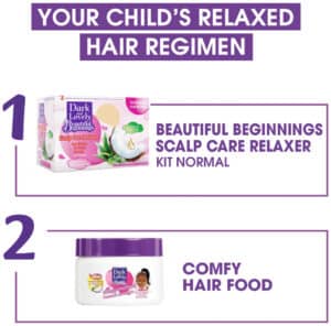 Dark And Lovely Beautiful Beginnings Normal to Coarse Hair Scalp Care Relaxer 1s