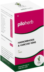 Tibb Piloherb Haemorrhoids & Varicose Veins Tablets 60pk