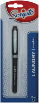 Scripto Black Laundry Marker 0.5mm