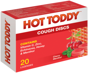 HOT Toddy Cherry Menthol Cough Discs 20pk