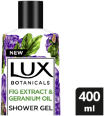 LUX Botanicals Fig Extract and Geranium Oil Moisturizing Body Wash 400ml