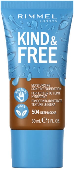 Rimmel Kind & Free Deep Mocha Moisturising Skin Tint Foundation 30ml