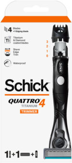 Schick Quattro Titanium Freestyle Razor 3pc