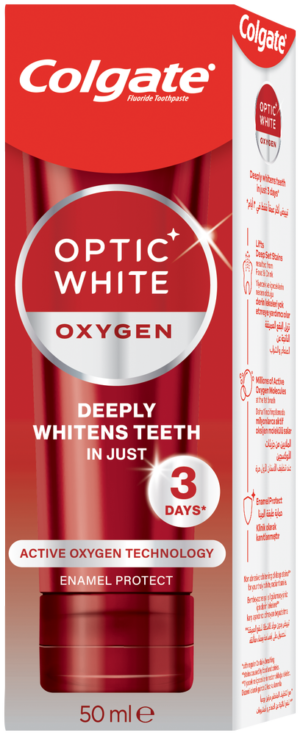 Colgate Optic White Oxygen Fluoride Toothpaste 50ml