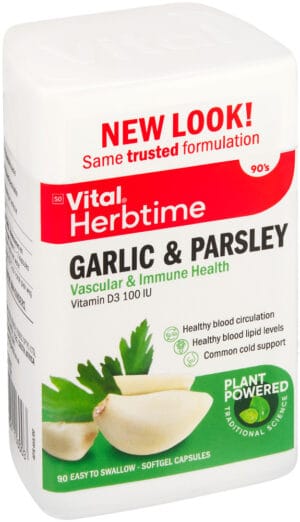 Vital Garlic & Parsley Softgel Capsules 90pk