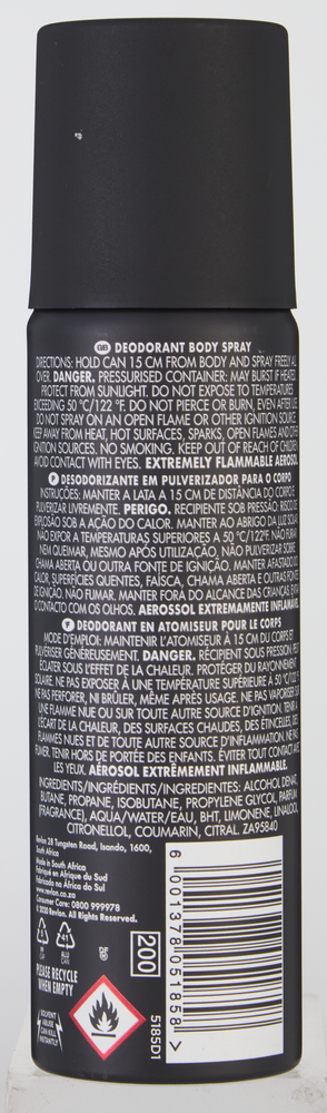 Revlon Man Fire & Ice Blaze Deodorant Body Spray 120ml