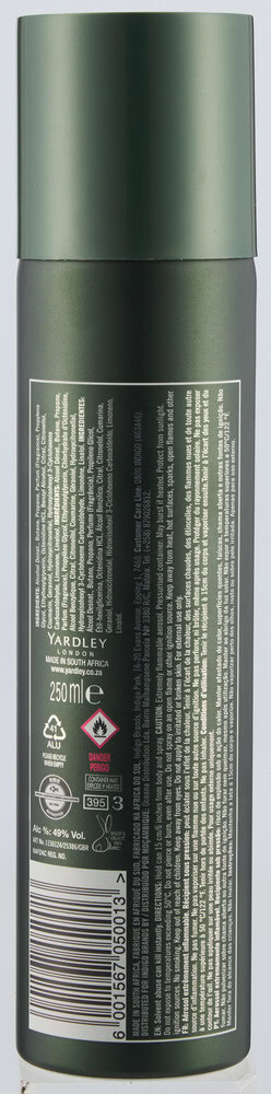 Yardley Legacy Deodorant for Men 250ml