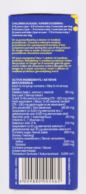Zinplex Junior Cough Bee Calm Syrup 200ml