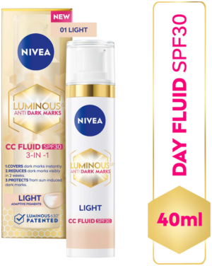 Nivea Luminous630 Light SPF 30 3-in-1 Anti Dark Marks CC Fluid 40ml