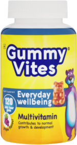 Gummy Vites Grape Flavour Everyday Wellbeing Multivitamin Jelly Bear Gums 120pk