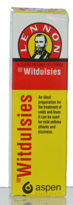 Lennon Witdulsies Mixture Traditional Cold and Fever Remedy 20ml