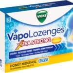 Vicks Xtra Strong Honey Menthol Blast VapoLozenges 16pk