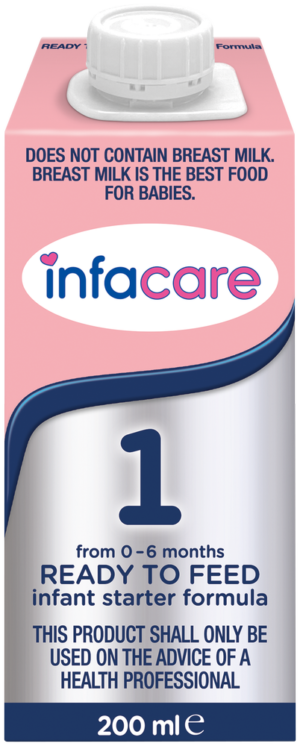 Infacare Stage 1 Ready to Feed Infant Starter Formula 200ml