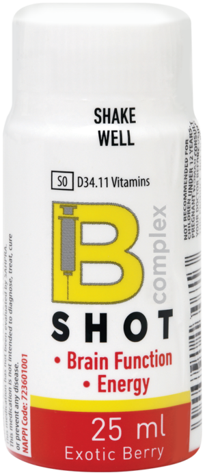 B Complex Exotic Berry Vitamin B Shot 25ml