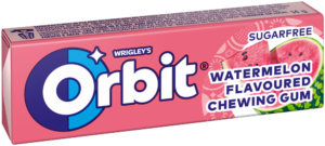 Wrigley's Orbit Watermelon Flavoured Sugarfree Chewing Gum 14g