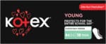 Kotex Young Thin Unscented Pantyliners 18pk