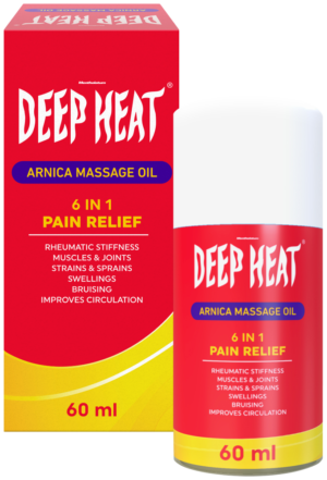 Deep Heat Arnica Massage Oil 60ml