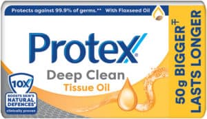 Protex Deep Clean Tissue Oil AntiGerm Bar Soap 200g