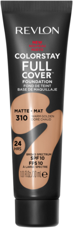 Revlon ColorStay Warm Golden SPF 10 24HRS Full Cover Matte Foundation 30ml