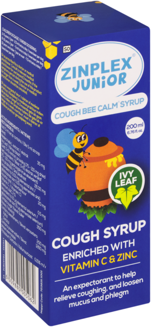 Zinplex Junior Cough Bee Calm Syrup 200ml