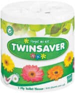 Twinsaver 1 Ply Toilet Tissue Roll 1s