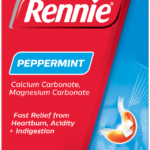 Rennie Peppermint Heartburn & Indigestion Chewable Tablets 24pk