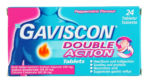 Gaviscon Double Action Peppermint Flavour Antacid Tablet 24pk