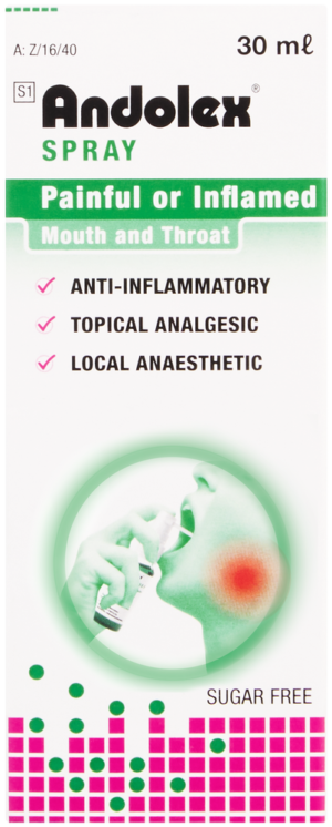 Andolex Mouth and Throat Spray 30ml