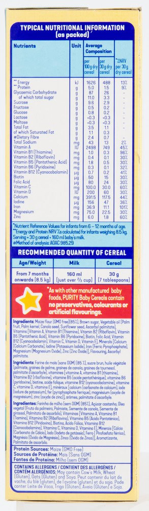 Purity From 7 Months Strawberry Flavour Baby Cereal 200g