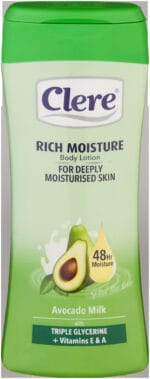 Clere Avocado Milk Rich Moisture Body Lotion 400ml