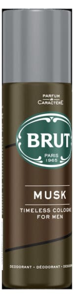 BRUT Musk Aerosol Deodorant Body Spray 120ml