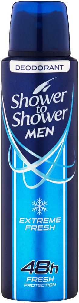 Shower To Shower Men Extreme Fresh Deodorant Spray 150ml
